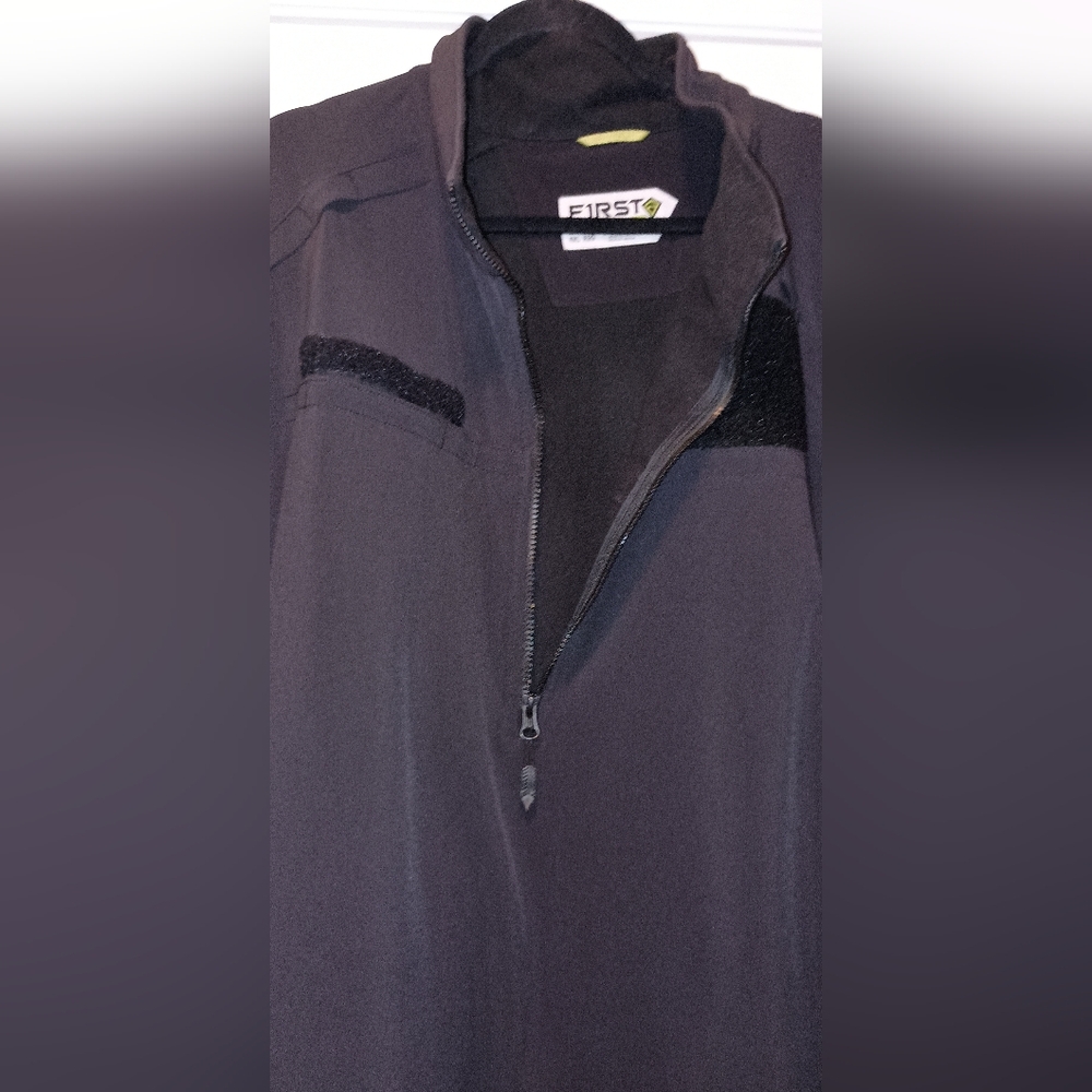 First Tactical black 1/2 Zip Pullover Jacket Men's 4X - Picture 8 of 13